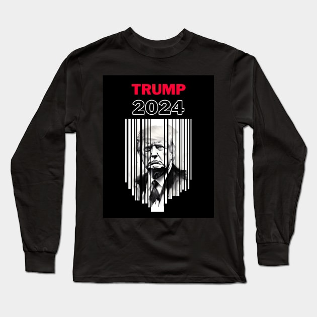 Trump 2024 ! Long Sleeve T-Shirt by UmagineArts